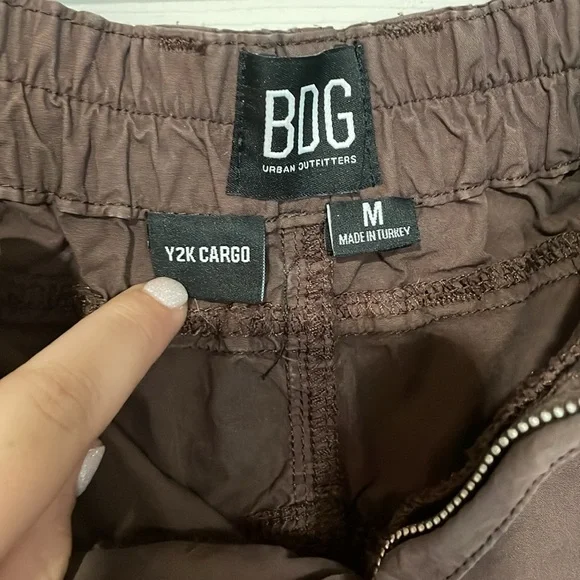 BDG Urban Outfitters Y2K Cargo Pants Womens XS Brown Cotton Straight Leg - Picture 2 of 5